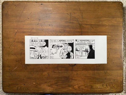 Dick Tracy Daily 10/13/79 Original Art Illustration | Fletcher Studio