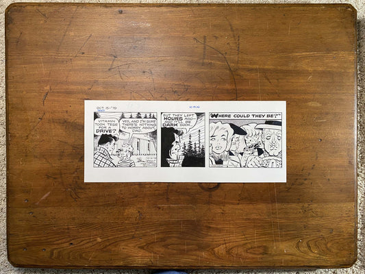 Dick Tracy Daily 10/15/79 Original Art Illustration | Fletcher Studio