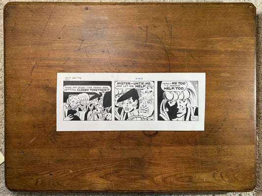 Dick Tracy Daily 10/29/79 Original Art Illustration | Fletcher Studio
