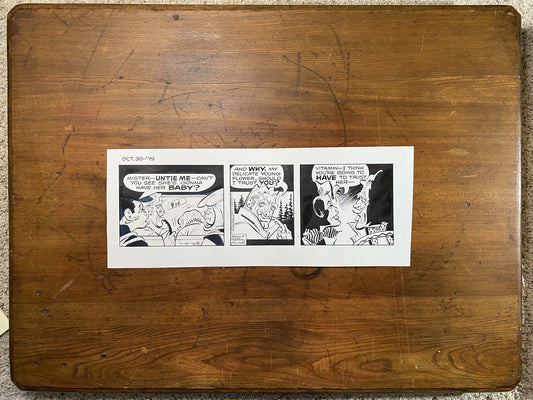 Dick Tracy Daily 10/30/79 Original Art Illustration | Fletcher Studio