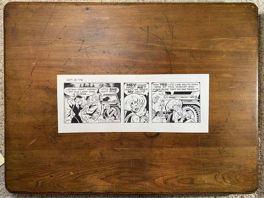 Dick Tracy Daily 10/31/79 Original Art Illustration | Fletcher Studio