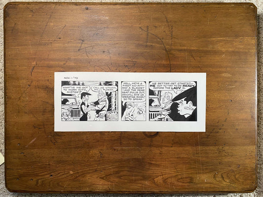 Dick Tracy Daily 11/1/79 Original Art Illustration | Fletcher Studio