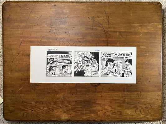 Dick Tracy Daily 11/5/79 Original Art Illustration | Fletcher Studio
