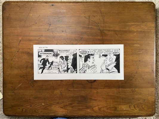 Dick Tracy Daily 11/10/79 Original Art Illustration | Fletcher Studio