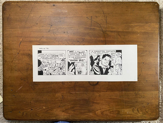Dick Tracy Daily 11/16/79 Original Art Illustration | Fletcher Studio