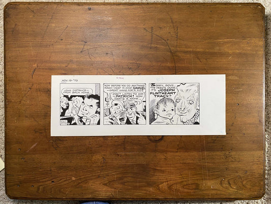 Dick Tracy Daily 11/19/79 Original Art Illustration | Fletcher Studio
