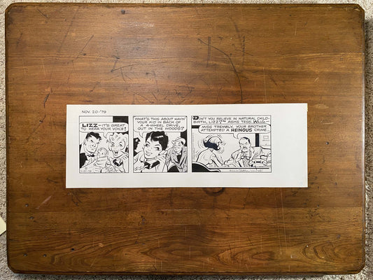 Dick Tracy Daily 11/20/79 Original Art Illustration | Fletcher Studio