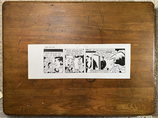Dick Tracy Daily 11/26/79 Original Art Illustration | Fletcher Studio