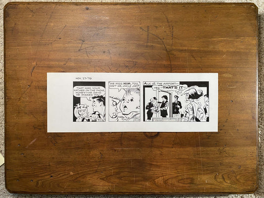 Dick Tracy Daily 11/27/79 Original Art Illustration | Fletcher Studio