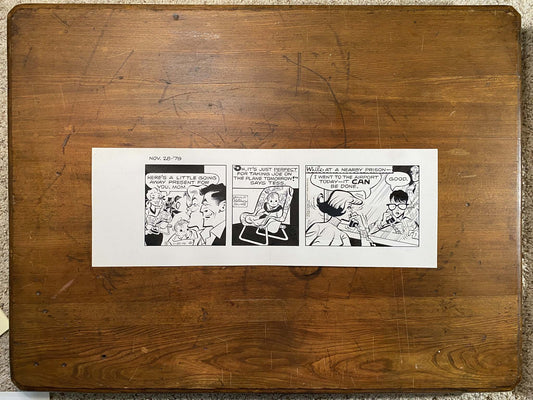 Dick Tracy Daily 11/28/79 Original Art Illustration | Fletcher Studio