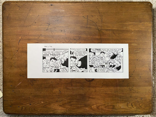 Dick Tracy Daily 12/1/79 Original Art Illustration | Fletcher Studio