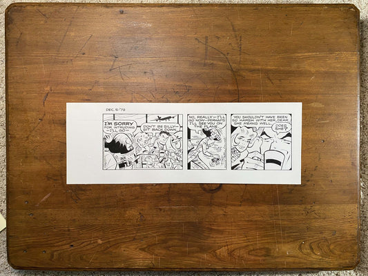Dick Tracy Daily 12/5/79 Original Art Illustration | Fletcher Studio