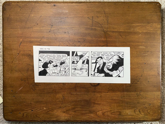 Dick Tracy Daily 12/15/79 Original Art Illustration | Fletcher Studio
