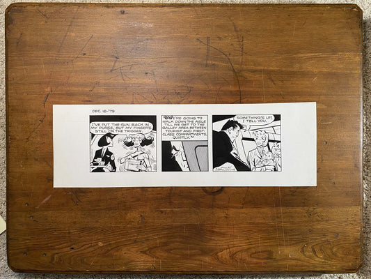 Dick Tracy Daily 12/18/79 Original Art Illustration | Fletcher Studio