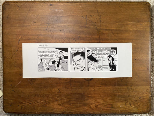 Dick Tracy Daily 12/19/79 Original Art Illustration | Fletcher Studio