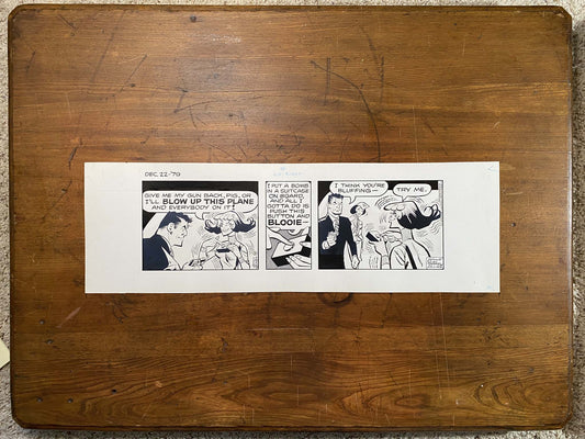 Dick Tracy Daily 12/22/79 Original Art Illustration | Fletcher Studio