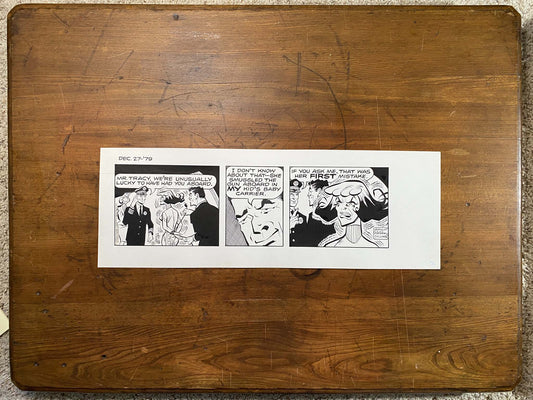 Dick Tracy Daily 12/27/79 Original Art Illustration | Fletcher Studio