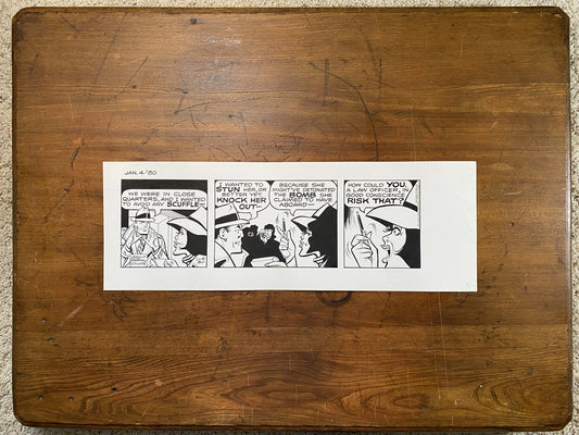 Dick Tracy Daily 1/4/80 Original Art Illustration | Fletcher Studio
