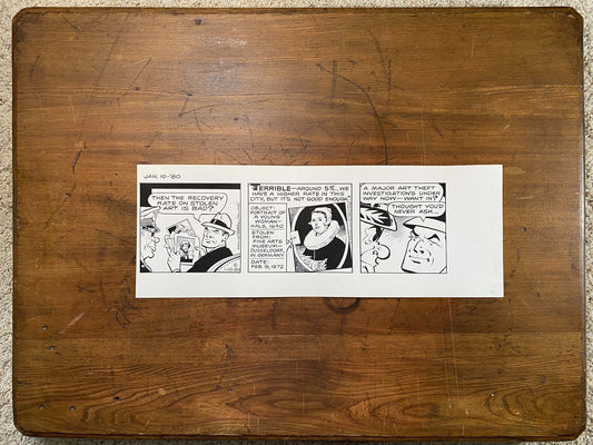 Dick Tracy Daily 1/10/80 Original Art Illustration | Fletcher Studio