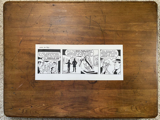 Dick Tracy Daily 1/16/80 Original Art Illustration | Fletcher Studio