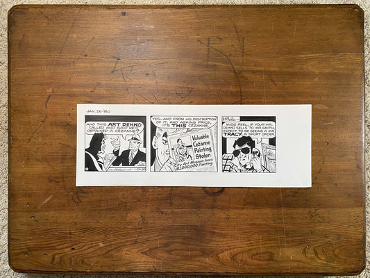 Dick Tracy Daily 1/26/80 Original Art Illustration | Fletcher Studio