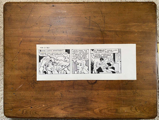 Dick Tracy Daily 2/21/80 Original Art Illustration | Fletcher Studio