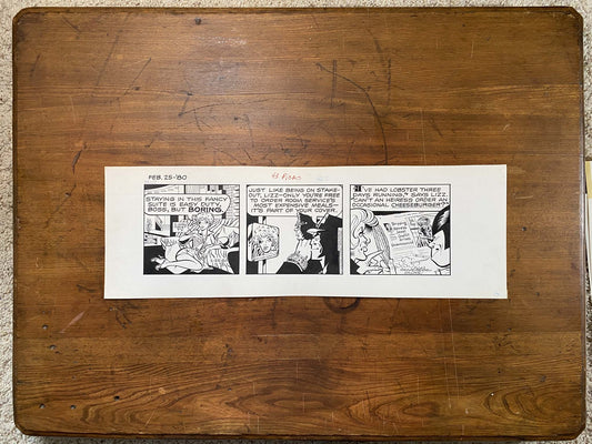 Dick Tracy Daily 2/25/80 Original Art Illustration | Fletcher Studio