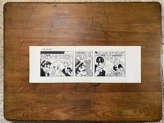 Dick Tracy Daily 2/26/80 Original Art Illustration | Fletcher Studio