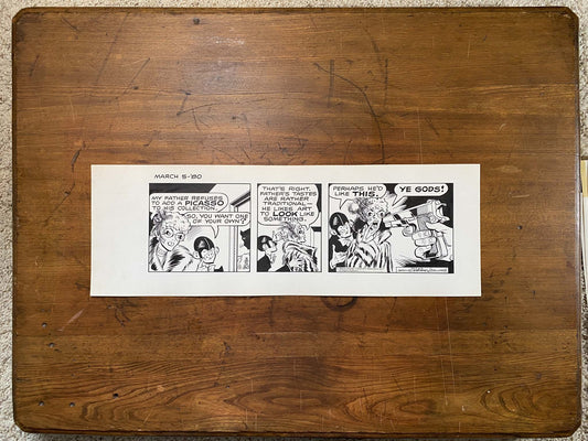 Dick Tracy Daily 3/5/80 Original Art Illustration | Fletcher Studio