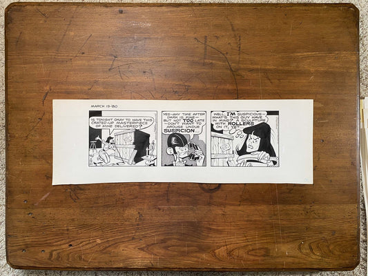 Dick Tracy Daily 3/19/80 Original Art Illustration | Fletcher Studio