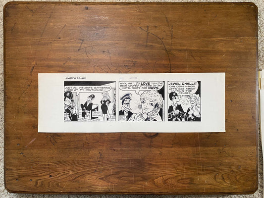 Dick Tracy Daily 3/24/80 Original Art Illustration | Fletcher Studio
