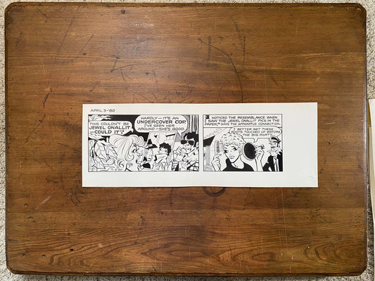 Dick Tracy Daily 4/3/80 Original Art Illustration | Fletcher Studio