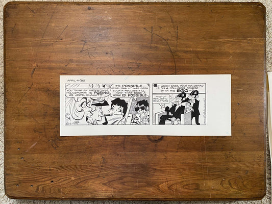 Dick Tracy Daily 4/4/80 Original Art Illustration | Fletcher Studio