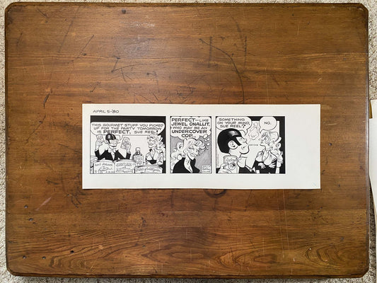 Dick Tracy Daily 4/5/80 Original Art Illustration | Fletcher Studio