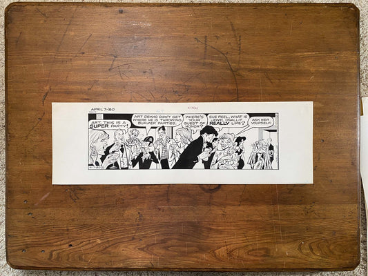 Dick Tracy Daily 4/7/80 Original Art Illustration | Fletcher Studio