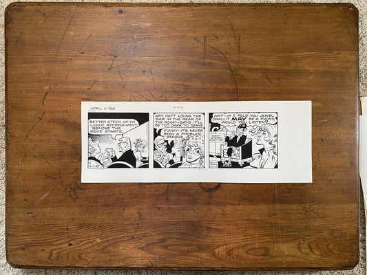 Dick Tracy Daily 4/11/80 Original Art Illustration | Fletcher Studio