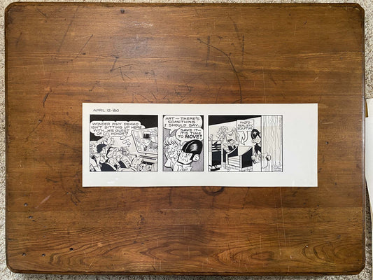 Dick Tracy Daily 4/12/80 Original Art Illustration | Fletcher Studio