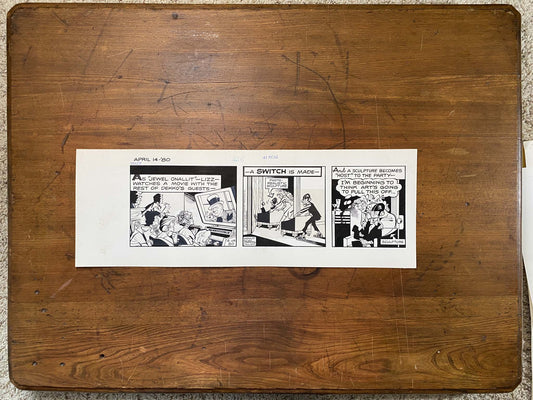 Dick Tracy Daily 4/14/80 Original Art Illustration | Fletcher Studio