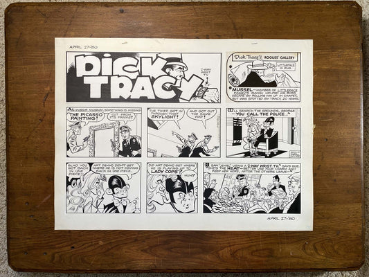 Dick Tracy Daily 4/28/80 Original Art Illustration | Fletcher Studio