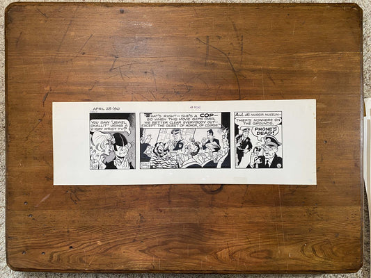Dick Tracy Daily 4/30/80 Original Art Illustration | Fletcher Studio