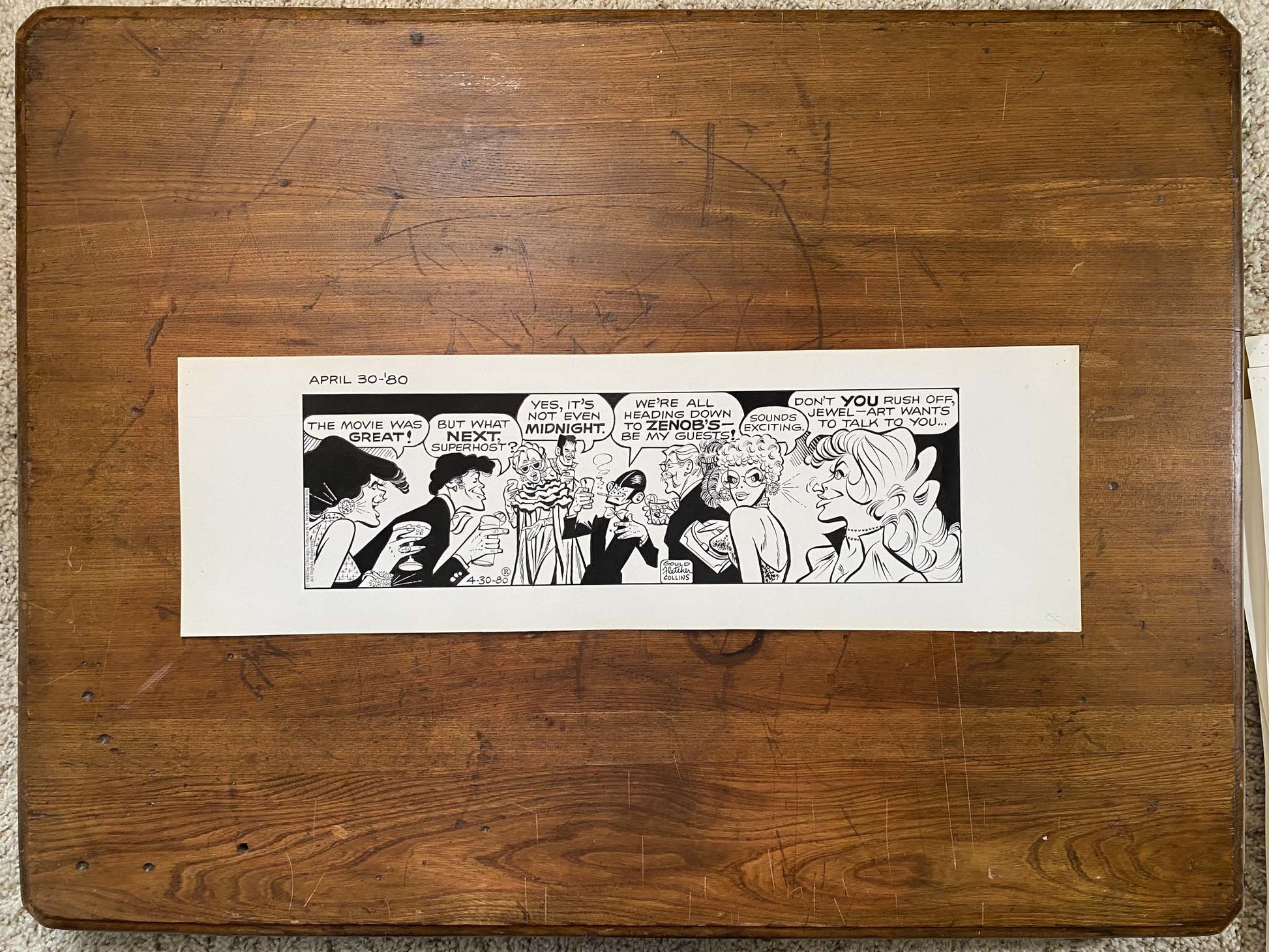 Dick Tracy Daily 5/1/80 Original Art Illustration | Fletcher Studio