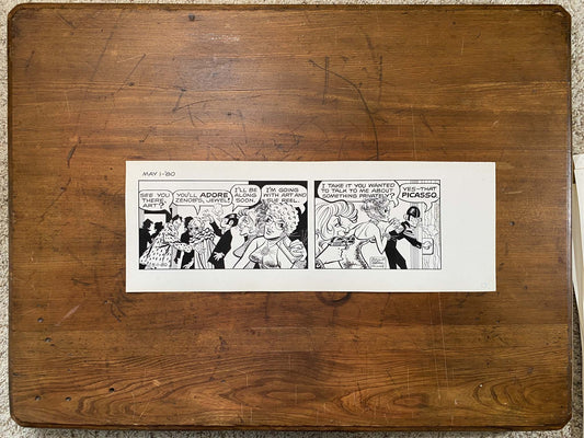 Dick Tracy Daily 5/2/80 Original Art Illustration | Fletcher Studio