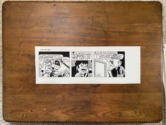 Dick Tracy Daily 5/9/80 Original Art Illustration | Fletcher Studio