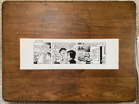 Dick Tracy Daily 5/14/80 Original Art Illustration | Fletcher Studio
