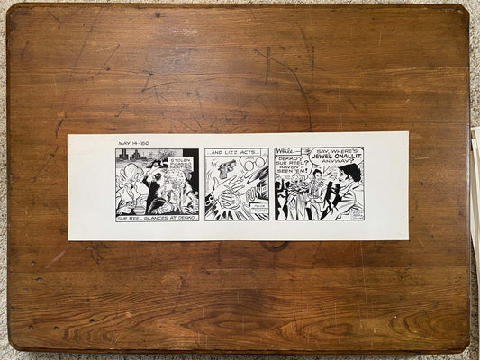 Dick Tracy Daily 5/15/80 Original Art Illustration | Fletcher Studio