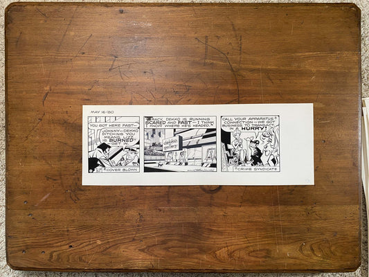 Dick Tracy Daily 5/17/80 Original Art Illustration | Fletcher Studio