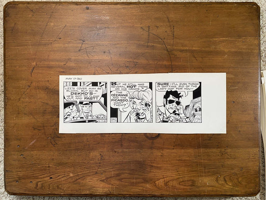 Dick Tracy Sunday 5/18/80 Original Art Illustration | Fletcher Studio