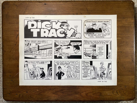Dick Tracy Daily 5/19/80 Original Art Illustration | Fletcher Studio