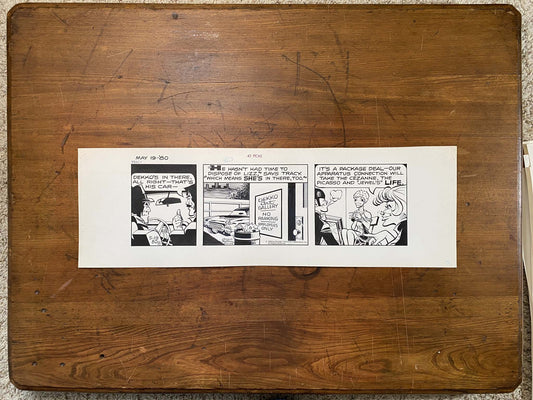 Dick Tracy Daily 5/20/80 Original Art Illustration | Fletcher Studio