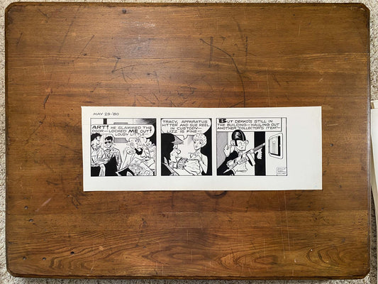Dick Tracy Daily 5/29/80 Original Art Illustration | Fletcher Studio